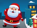 Mchezo Santa anakimbia katika mitaa ya jiji  online