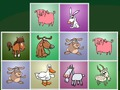 Mchezo Wanyama wanyama wanaofanana na puzzles  online