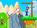 Mchezo Mario & Sonic Doll  online