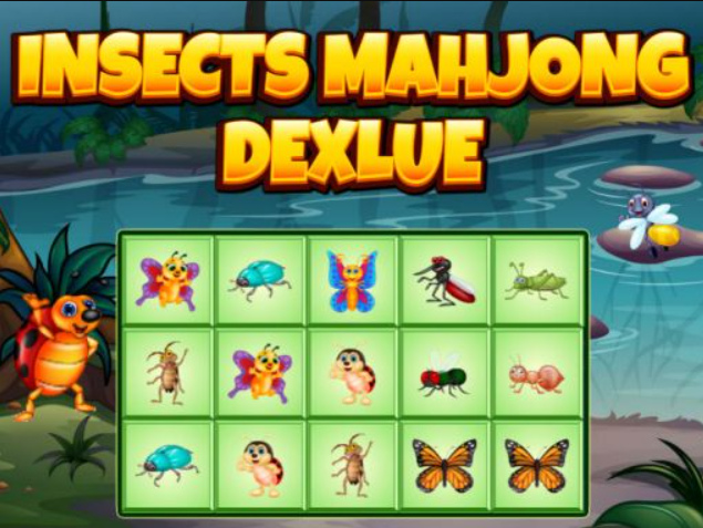 Mchezo Wadudu Mahjong Deluxe  online