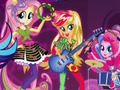 Mchezo Equestria Girls: Mapigano ya Bendi  online