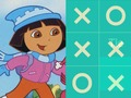 Mchezo Dora tic tac toe online