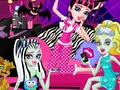 Mchezo Monster Slumber Party Faces Mapenzi  online