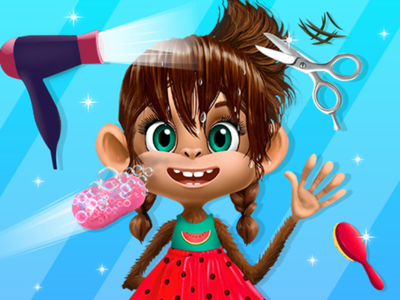 Mchezo Super Star Animal Salon online
