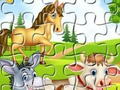 Mchezo Wanyama wa Shamba Puzzle  online