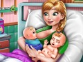 Mchezo Kuzaliwa kwa Mapacha wa Ice Princess  online