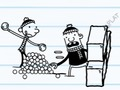 Mchezo Diary ya mtoto wimpy ya matatizo  online