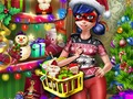 Mchezo Dotted Girl Krismasi Shopping  online