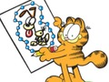 Mchezo Garfield huunganisha nukta  online