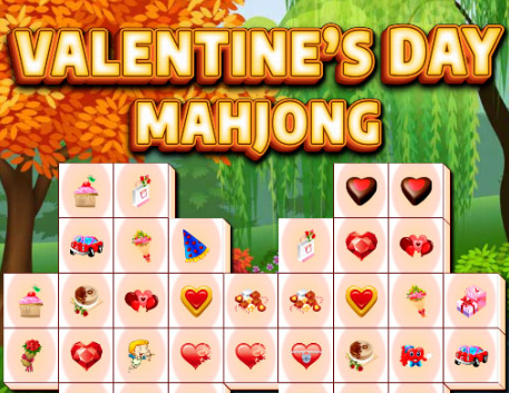 Mchezo Siku ya wapendanao Mahjong  online