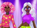 Mchezo Mitindo ya nywele ya Princess ya ajabu ya Spring Neon  online