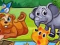 Mchezo Mnyama Puzzle Watoto Michezo  online