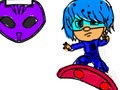 Mchezo Kurudi shule: Mask Boy Coloring  online