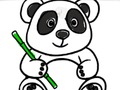 Mchezo Rudi Shuleni: Panda Coloring  online