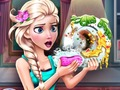 Mchezo Ice Queen Dish Kuosha  online