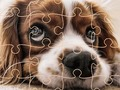 Mchezo Mapenzi ya mbwa puzzle  online