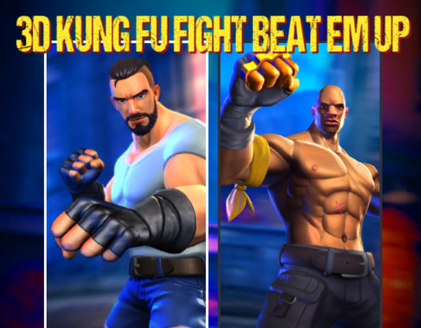 Mchezo 3d Kung Fu Piga Kuwapiga Em Up  online