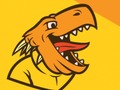 Mchezo Kuweka rangi ya shujaa wa Dinosaur  online