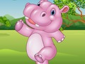 Mchezo Hippo Jigsaw online