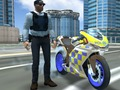 Mchezo Trafiki ya Pikipiki ya Baiskeli ya Polisi  online