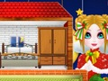 Mchezo Krismasi Puppet Princess Nyumba  online