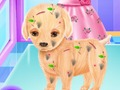 Mchezo Daktari wa watoto Elsa Puppy  online