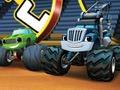 Mchezo Blaze na Monster Machines Viungo vya Neno  online