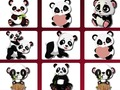 Mchezo Changamoto ya Kumbukumbu ya Panda nzuri  online
