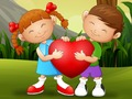 Mchezo Gurudumu la Bubble la Valentine  online