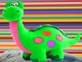 Mchezo Jigsaw nzuri ya dinosaur  online