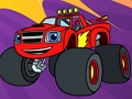 Mchezo Baze na mashine monster Coloring Kitabu  online