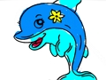 Mchezo Kitabu cha kuchorea cha Dolphin  online