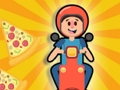 Mchezo Mvulana wa pizza akiendesha gari  online