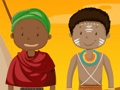 Mchezo Bubble shooter Afrika  online
