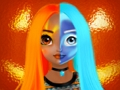 Mchezo Mafunzo ya Princess Halloween Halfaces Mafunzo  online