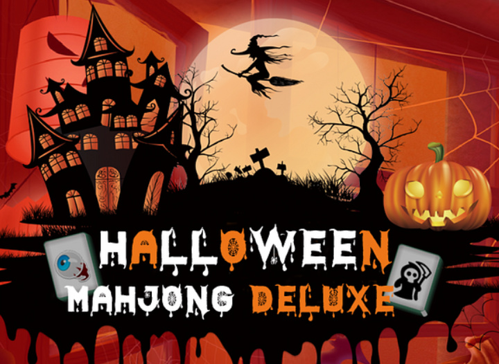 Mchezo Halloween Mahjong Deluxe online