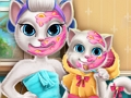 Mchezo Mama wa Kitty makeover halisi  online
