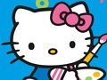 Mchezo Rangi kwa Nambari na Hello Kitty  online
