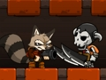 Mchezo Mchezo wa riadha wa Raccoon  online