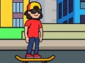 Mchezo Skateboard wheelie online