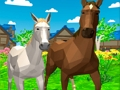 Mchezo Horse Family wanyama Simulator 3D  online