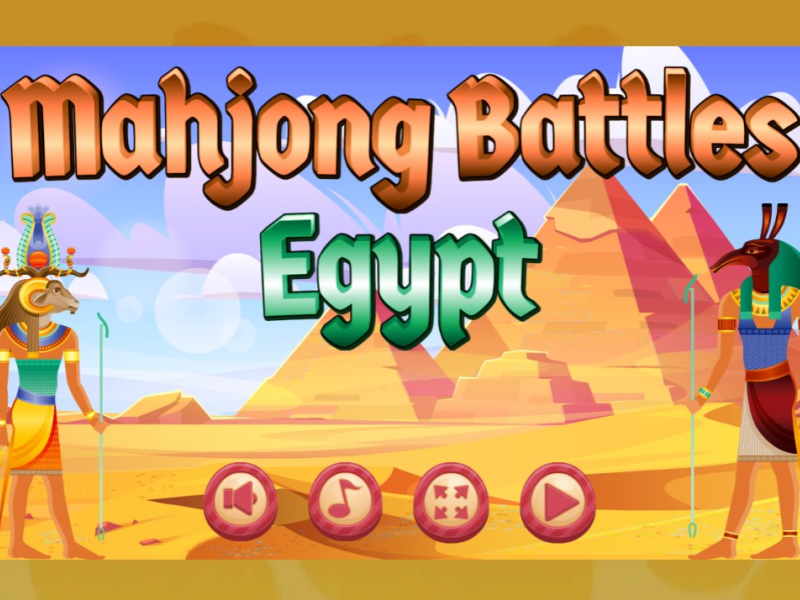 Mchezo Mahjong Mapigano Misri  online