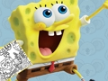 Mchezo Sponge kwenye Kitabu cha Kuchorea cha Run  online