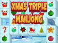 Mchezo Xmas mara tatu Mahjong  online
