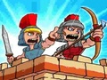 Mchezo Dola kukimbilia Roma Wars Tower Defense  online