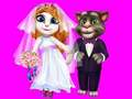 Mchezo Kuzungumza Honeymoon ya kigeni ya Tom Angela  online