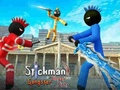 Mchezo Polisi wa Stickman dhidi ya Mapigano ya Mtaa wa Gangsters  online