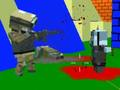 Mchezo Risasi Zombie Blocky Bunduki Vita  online