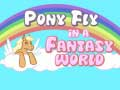 Mchezo Pony kuruka katika ulimwengu wa fantasy  online