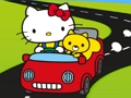 Mchezo Hello Kitty Gari Jigsaw  online